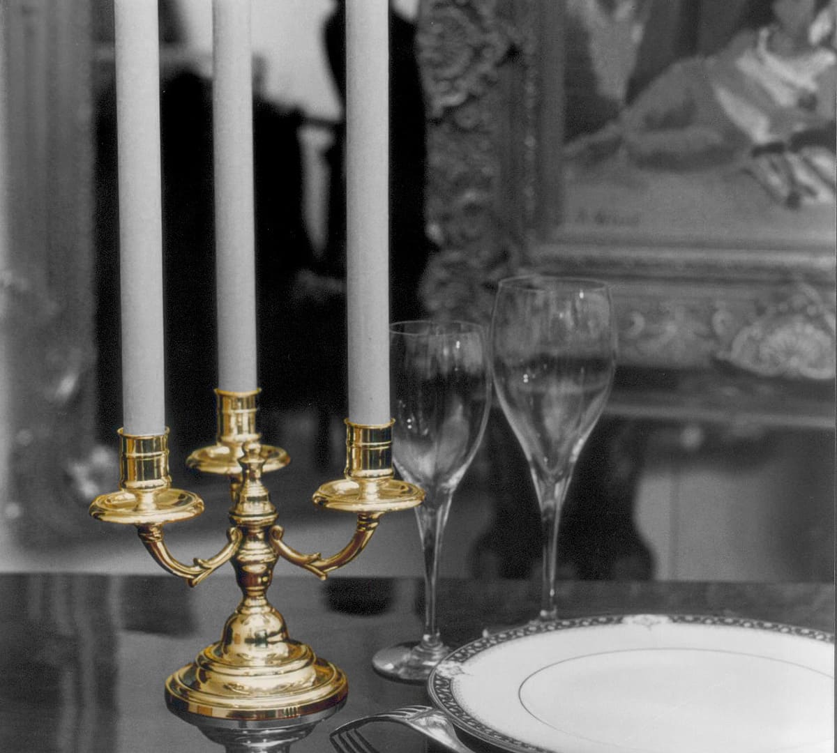 Petit chandelier de souper XVIIIe